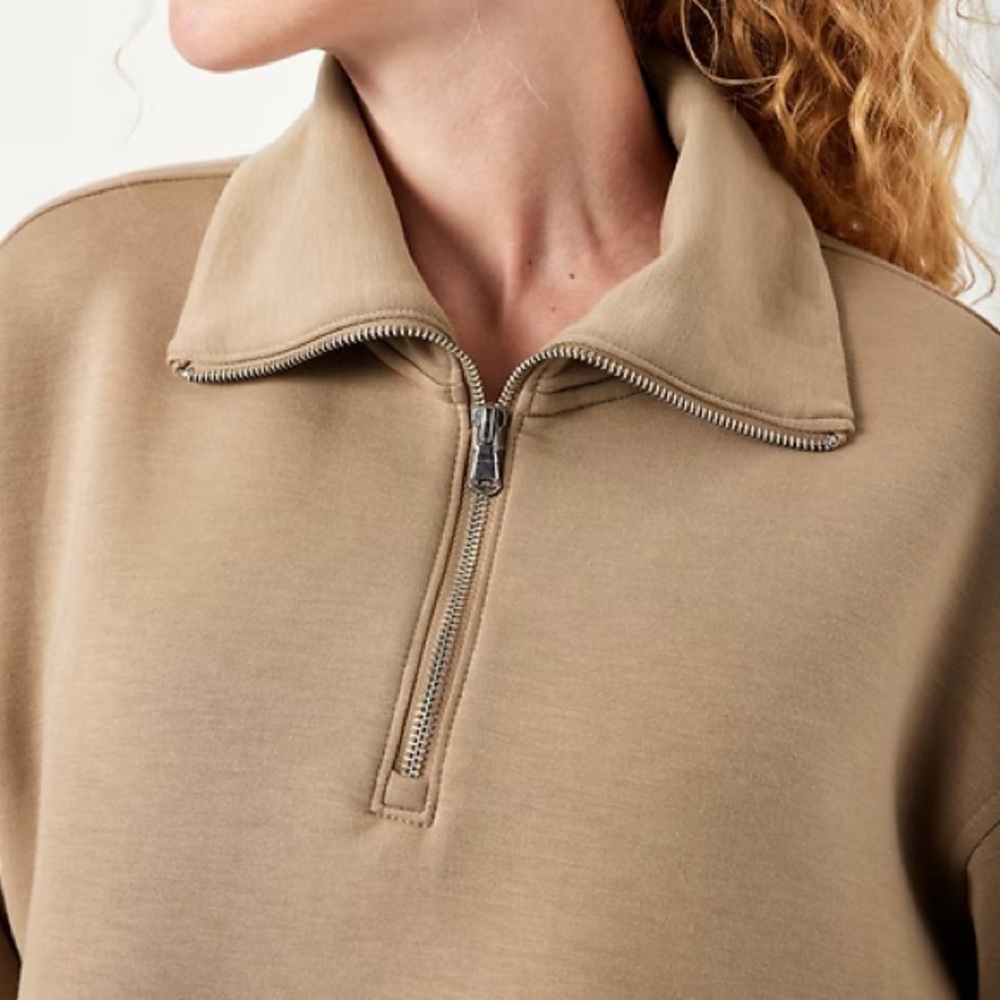 NWT! Old Navy Bounce Fleece Half-Zip Pullover Sweatshirt - Size Large Tall Only - Picture 3 of 3